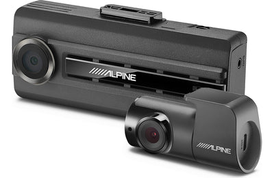 Alpine DVR-C310R HD dash cam with Wi-Fi and included rear-view cam