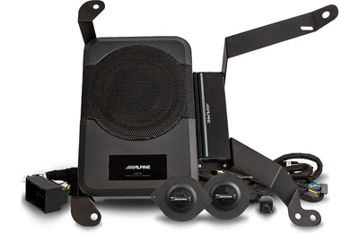 Alpine PSS-23WRA Direct-fit powered audio upgrade package for select 2018-up Jeep Wrangler Unlimited JL models